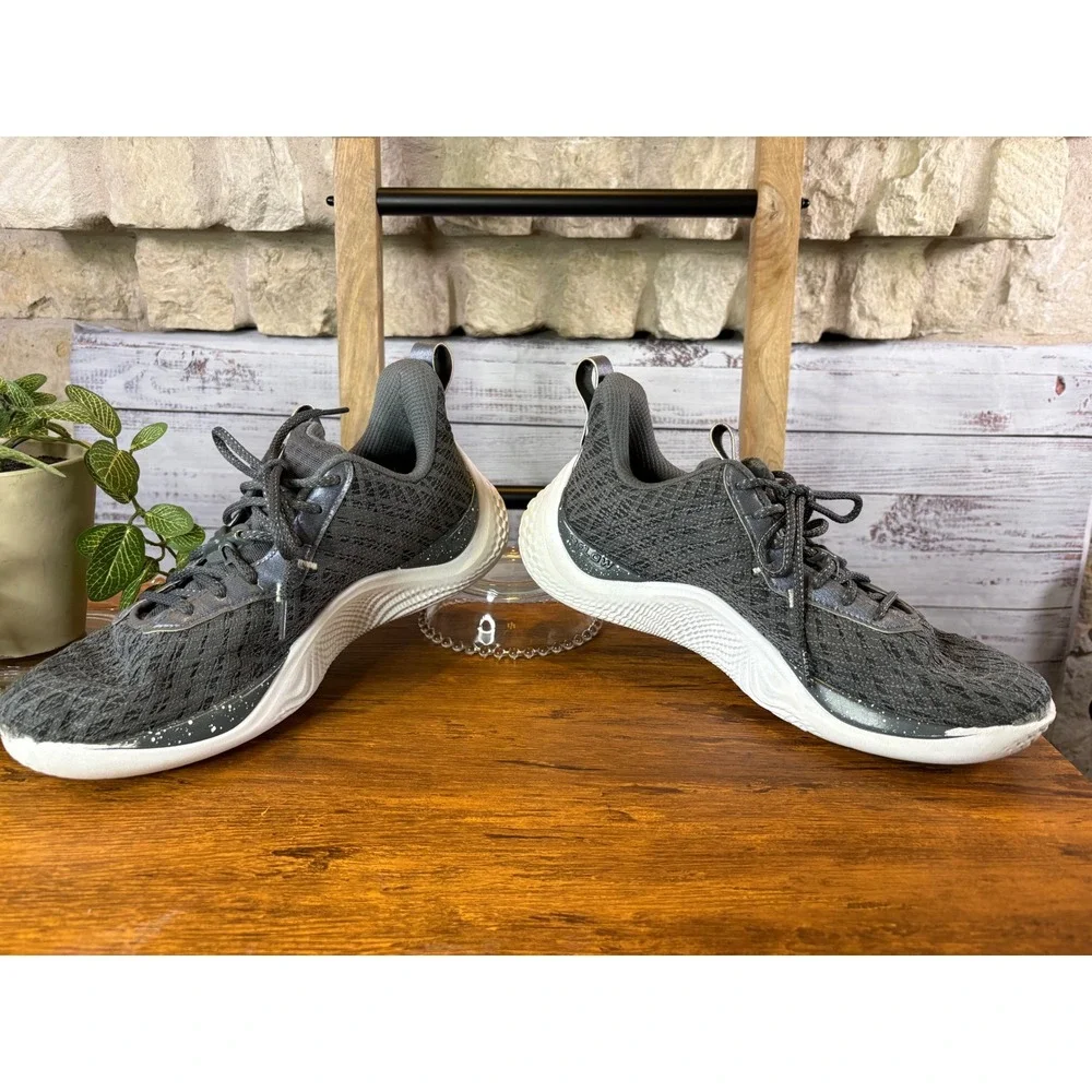 Under Armour Curry 11 Future Curry Grey Basketball Shoes Mens Size 10.5